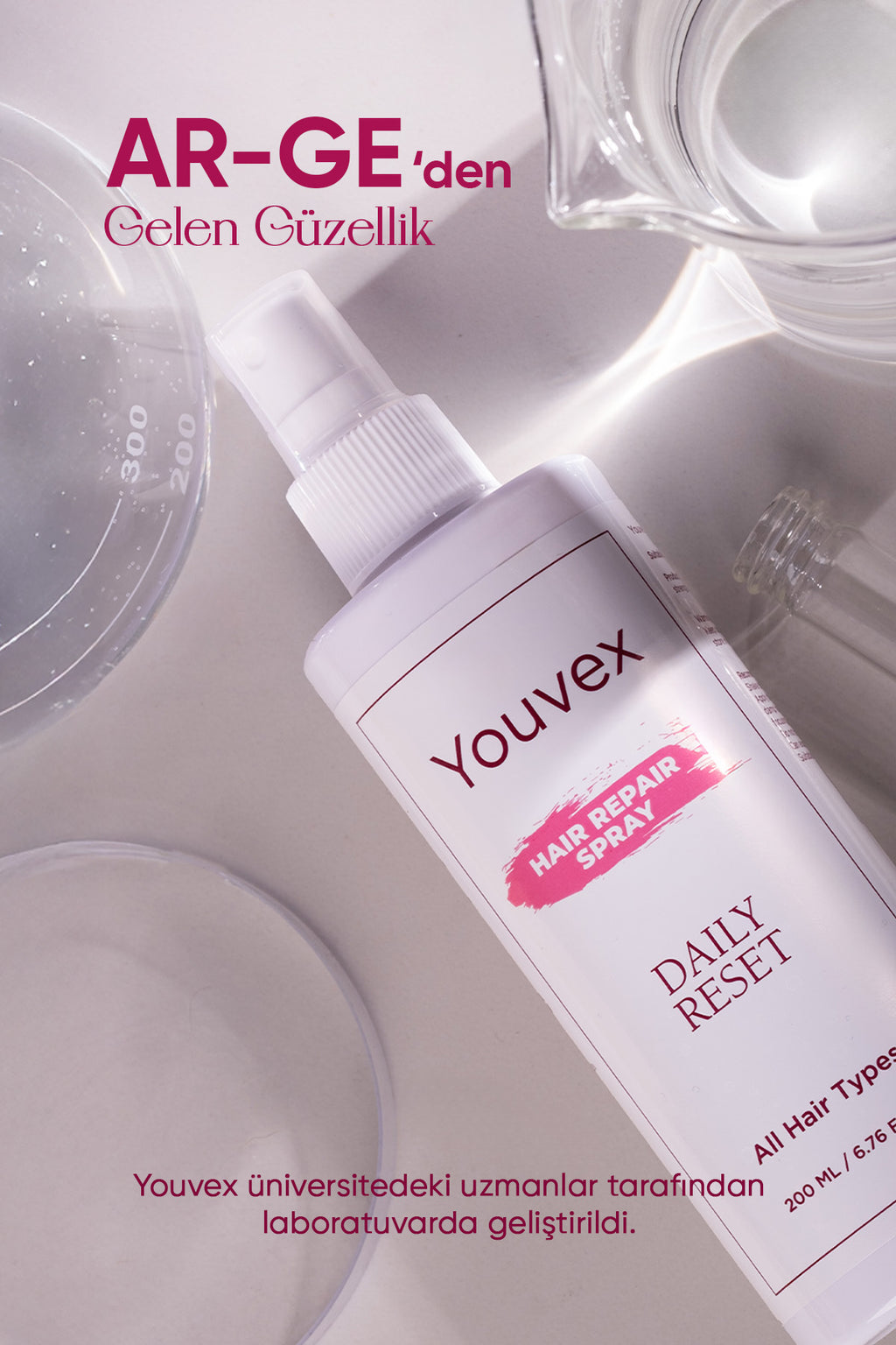 Youvex Daily Reset Grape Exosome İçeren Saç Bakım Spreyi