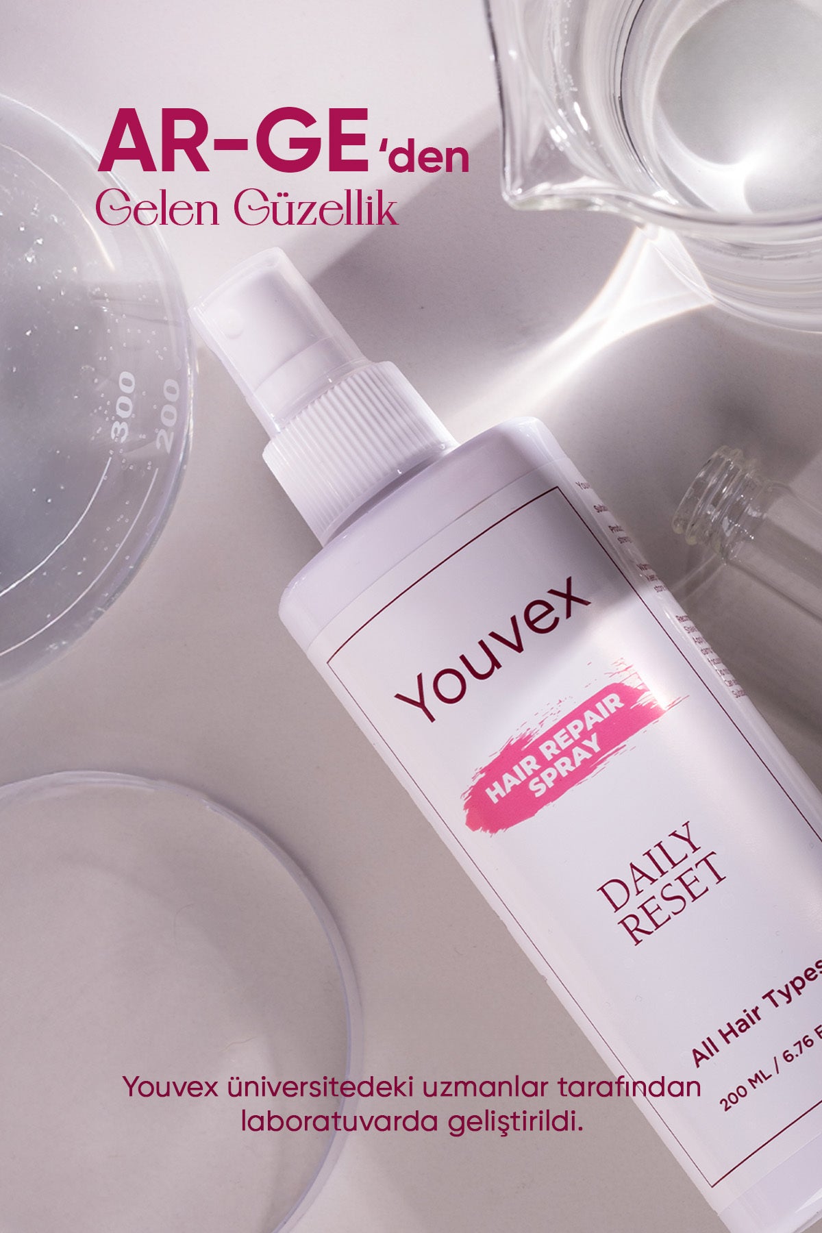 Youvex Daily Reset Grape Exosome İçeren Saç Bakım Spreyi