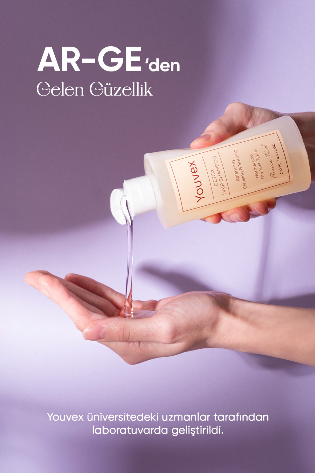 Youvex Normal ve Kuru Saçlar İçin Detox Bakım Şampuanı
