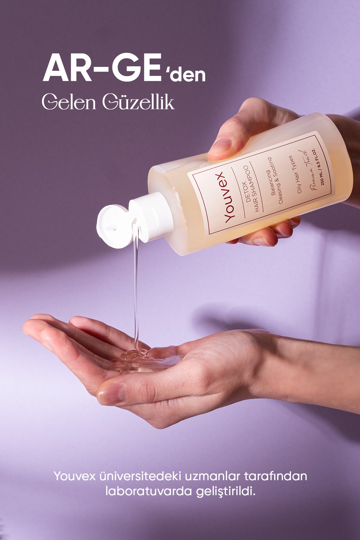 Youvex Yağlı Saçlar İçin Detox Bakım Şampuanı