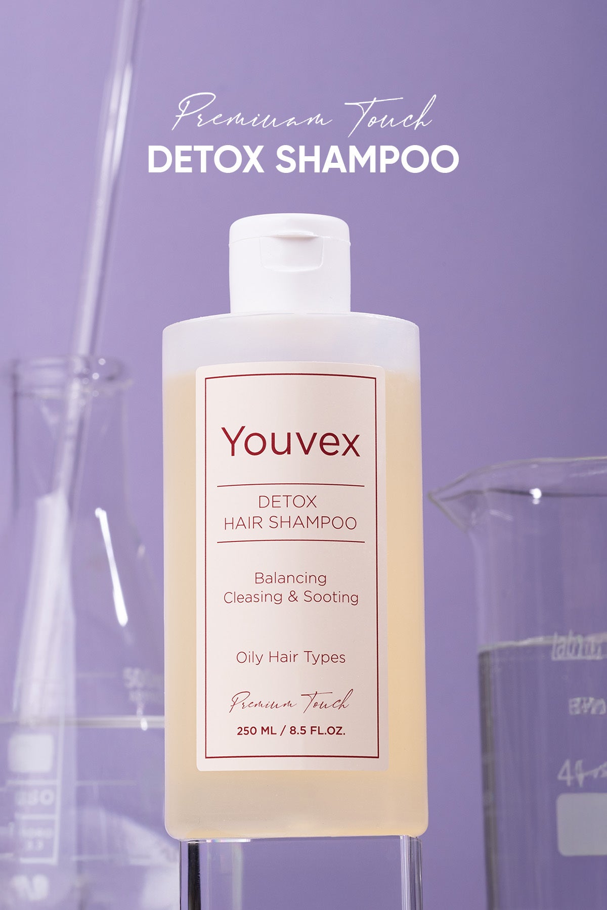 Youvex Yağlı Saçlar İçin Detox Bakım Şampuanı