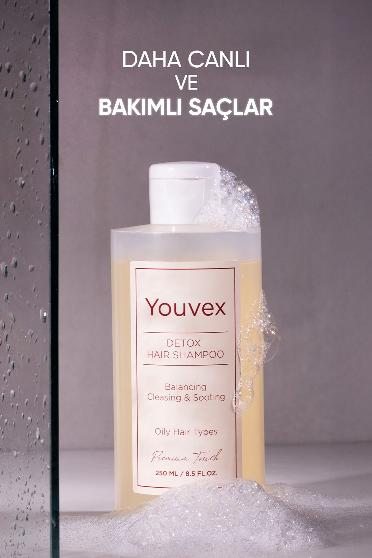 Youvex Yağlı Saçlar İçin Detox Bakım Şampuanı