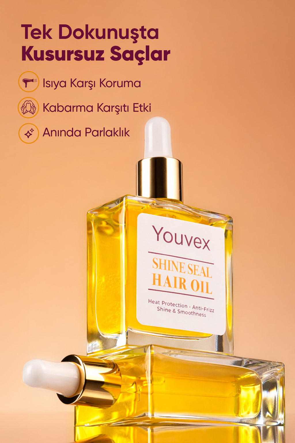 Youvex Shine Seal Saç Bakım Yağı