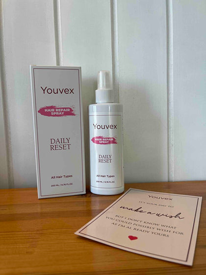 Youvex Daily Reset Grape Exosome İçeren Saç Bakım Spreyi — müşteri fotoğrafı