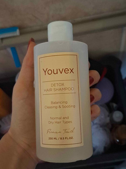 Youvex Normal ve Kuru Saçlar İçin Detox Bakım Şampuanı — müşteri fotoğrafı