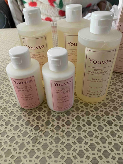 Youvex Yağlı Saçlar İçin Detox Bakım Şampuanı — müşteri fotoğrafı